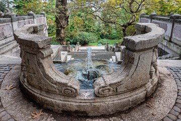 Fontein Botanische Tuinen Trastevere